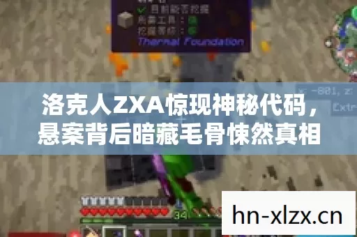 洛克人ZXA惊现神秘代码,悬案背后暗藏毛骨悚然真相! 洛克人ZXA惊现神秘代码,悬案背后暗藏毛骨悚然真相!