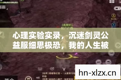 心理实验实录,沉迷剑灵公益服细思极恐,我的人生被游戏剂量操控 心理实验实录,沉迷剑灵公益服细思极恐,我的人生被游戏剂量操控