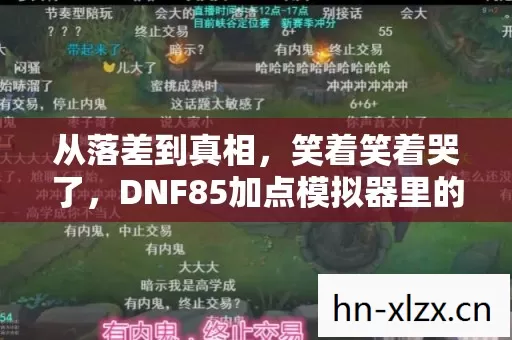 从落差到真相,笑着笑着哭了,DNF85加点模拟器里的自我救赎骗局 从落差到真相,笑着笑着哭了,DNF85加点模拟器里的自我救赎骗局