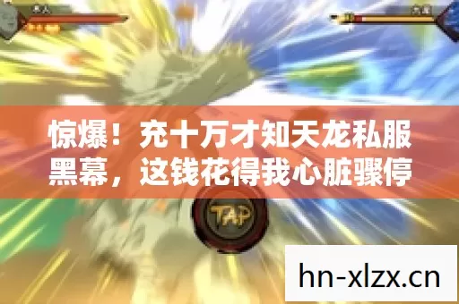 惊爆！充十万才知天龙私服黑幕，这钱花得我心脏骤停！