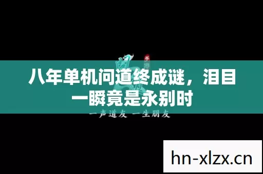 八年单机问道终成谜,泪目一瞬竟是永别时 八年单机问道终成谜,泪目一瞬竟是永别时