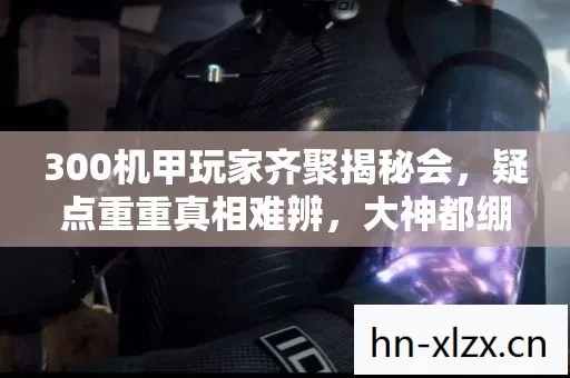 300机甲玩家齐聚揭秘会,疑点重重真相难辨,大神都绷不住了! 300机甲玩家齐聚揭秘会,疑点重重真相难辨,大神都绷不住了!