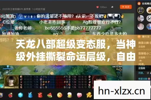 天龙八部超级变态服，当神级外挂撕裂命运层级，自由竟成最荒诞的诅咒