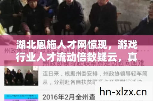 湖北恩施人才网惊现，游戏行业人才流动倍数疑云，真相为何令人心寒？