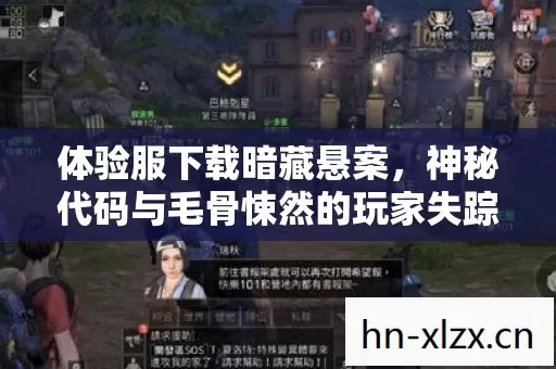 体验服下载暗藏悬案，神秘代码与毛骨悚然的玩家失踪谜云