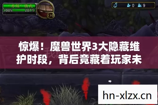 惊爆！魔兽世界3大隐藏维护时段，背后竟藏着玩家未知的惊天秘密？