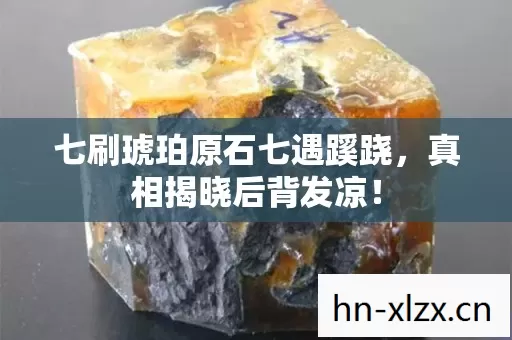 七刷琥珀原石七遇蹊跷，真相揭晓后背发凉！