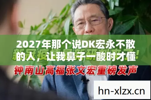 2027年那个说DK宏永不散的人，让我鼻子一酸时才懂伏笔