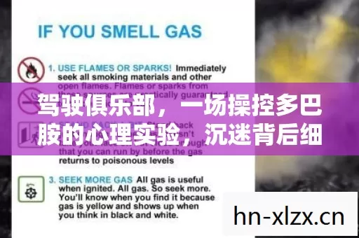 驾驶俱乐部，一场操控多巴胺的心理实验，沉迷背后细思极恐