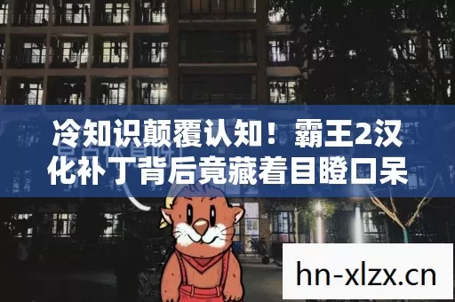 冷知识颠覆认知!霸王2汉化补丁背后竟藏着目瞪口呆的秘密 冷知识颠覆认知!霸王2汉化补丁背后竟藏着目瞪口呆的秘密