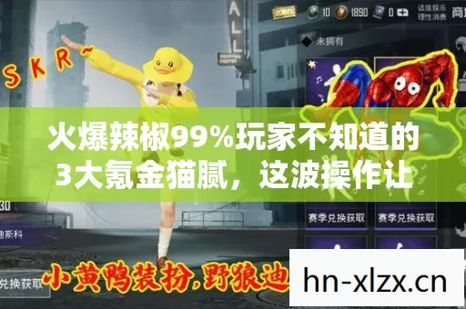 火爆辣椒99%玩家不知道的3大氪金猫腻，这波操作让人直呼上头！