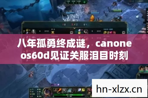 八年孤勇终成谜，canoneos60d见证关服泪目时刻