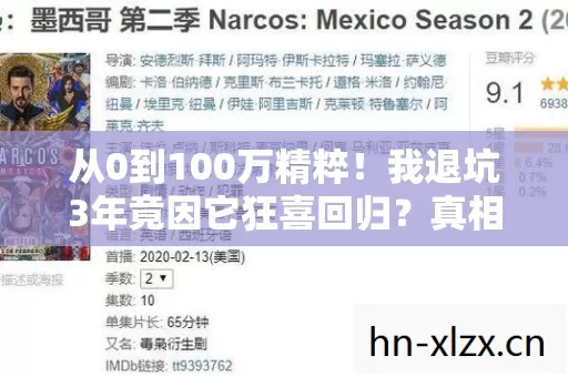 从0到100万精粹！我退坑3年竟因它狂喜回归？真相太意外！