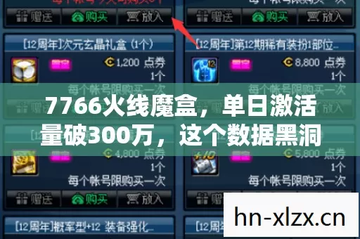 7766火线魔盒,单日激活量破300万,这个数据黑洞如何让老IP重获新生? 7766火线魔盒,单日激活量破300万,这个数据黑洞如何让老IP重获新生?