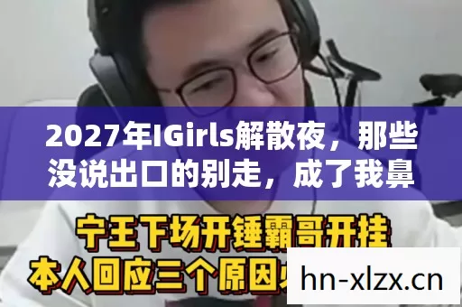 2027年IGirls解散夜,那些没说出口的别走,成了我鼻子一酸的伏笔 2027年IGirls解散夜,那些没说出口的别走,成了我鼻子一酸的伏笔