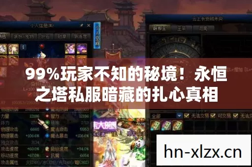 99%玩家不知的秘境!永恒之塔私服暗藏的扎心真相 99%玩家不知的秘境!永恒之塔私服暗藏的扎心真相