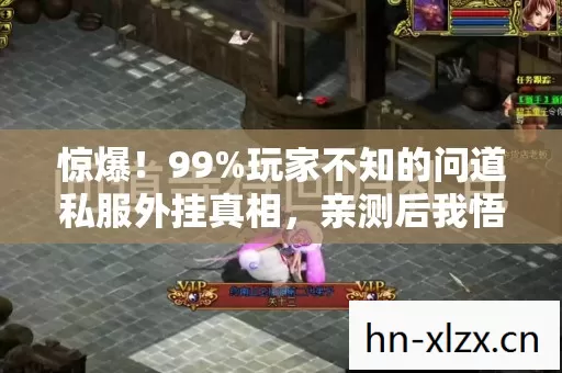 惊爆！99%玩家不知的问道私服外挂真相，亲测后我悟了