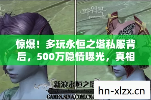 惊爆！多玩永恒之塔私服背后，500万隐情曝光，真相让人吓一跳！