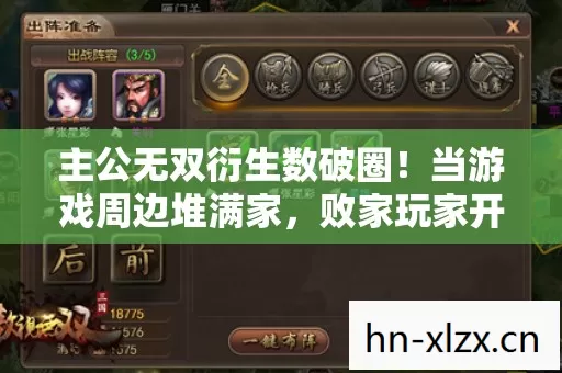 主公无双衍生数破圈！当游戏周边堆满家，败家玩家开启意想不到人生