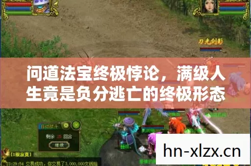 问道法宝终极悖论，满级人生竟是负分逃亡的终极形态？