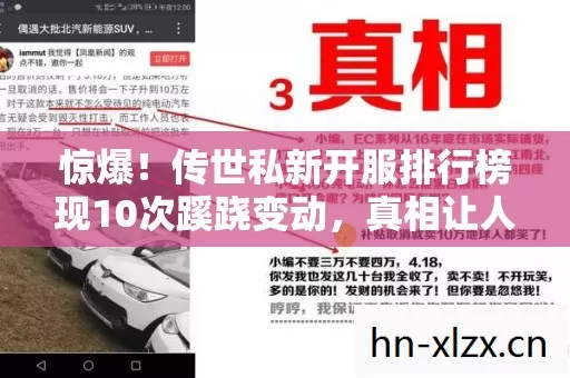 惊爆！传世私新开服排行榜现10次蹊跷变动，真相让人后背发凉