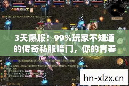 3天爆服!99%玩家不知道的传奇私服暗门,你的青春正在被谁收割? 3天爆服!99%玩家不知道的传奇私服暗门,你的青春正在被谁收割?