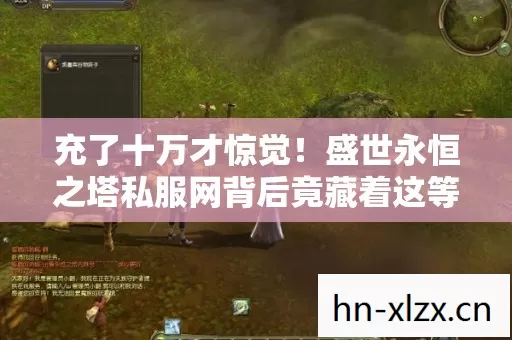 充了十万才惊觉!盛世永恒之塔私服网背后竟藏着这等吓一跳隐情 充了十万才惊觉!盛世永恒之塔私服网背后竟藏着这等吓一跳隐情