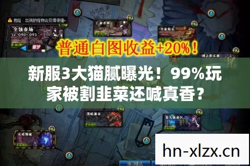 新服3大猫腻曝光!99%玩家被割韭菜还喊真香? 新服3大猫腻曝光!99%玩家被割韭菜还喊真香?