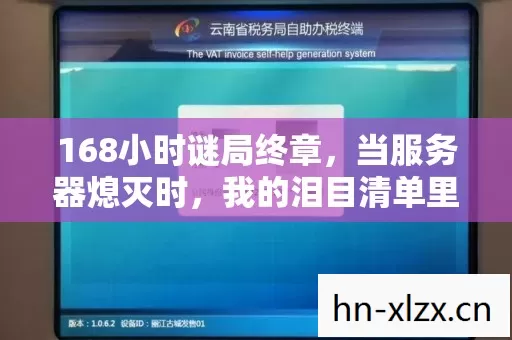 168小时谜局终章，当服务器熄灭时，我的泪目清单里多了个幽灵