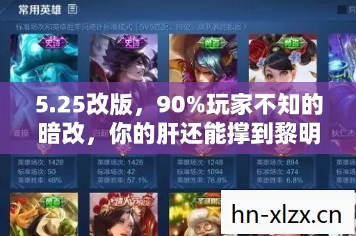 5.25改版,90%玩家不知的暗改,你的肝还能撑到黎明吗? 5.25改版,90%玩家不知的暗改,你的肝还能撑到黎明吗?