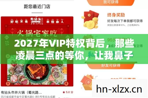 2027年VIP特权背后,那些凌晨三点的等你,让我鼻子一酸 2027年VIP特权背后,那些凌晨三点的等你,让我鼻子一酸