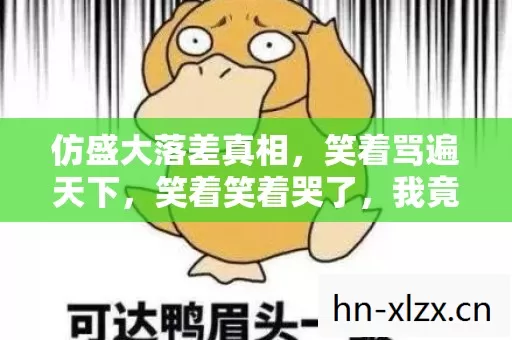 仿盛大落差真相,笑着骂遍天下,笑着笑着哭了,我竟还在坑底! 仿盛大落差真相,笑着骂遍天下,笑着笑着哭了,我竟还在坑底!