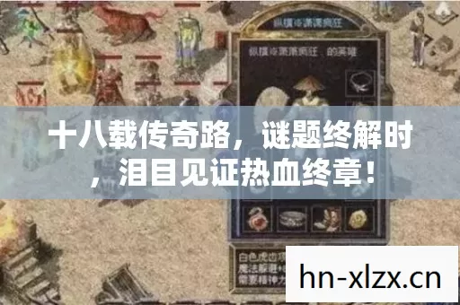 十八载传奇路,谜题终解时,泪目见证热血终章! 十八载传奇路,谜题终解时,泪目见证热血终章!