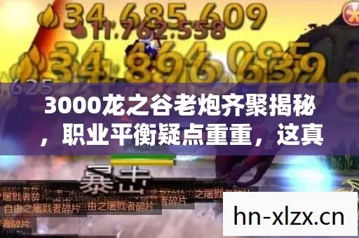 3000龙之谷老炮齐聚揭秘,职业平衡疑点重重,这真相我绷不住了! 3000龙之谷老炮齐聚揭秘,职业平衡疑点重重,这真相我绷不住了!