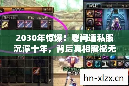 2030年惊爆！老问道私服沉浮十年，背后真相震撼无数玩家！