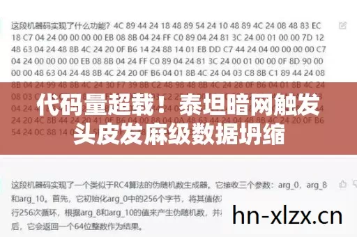 代码量超载!泰坦暗网触发头皮发麻级数据坍缩 代码量超载!泰坦暗网触发头皮发麻级数据坍缩