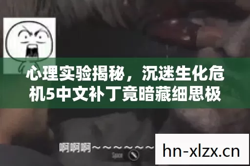 心理实验揭秘,沉迷生化危机5中文补丁竟暗藏细思极恐陷阱 心理实验揭秘,沉迷生化危机5中文补丁竟暗藏细思极恐陷阱