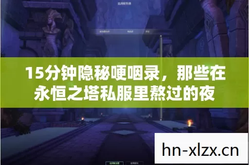 15分钟隐秘哽咽录,那些在永恒之塔私服里熬过的夜 15分钟隐秘哽咽录,那些在永恒之塔私服里熬过的夜