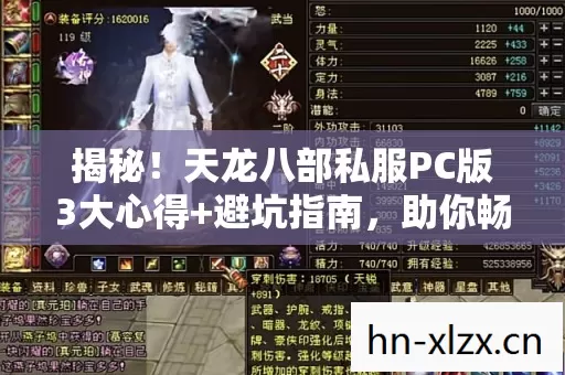 揭秘！天龙八部私服PC版3大心得+避坑指南，助你畅玩无忧！
