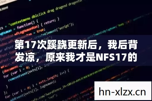第17次蹊跷更新后，我后背发凉，原来我才是NFS17的终极NPC