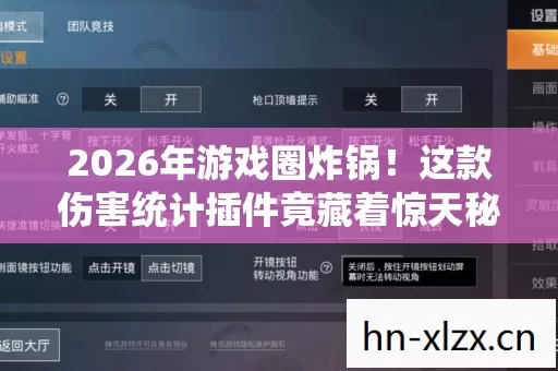 2026年游戏圈炸锅！这款伤害统计插件竟藏着惊天秘密？