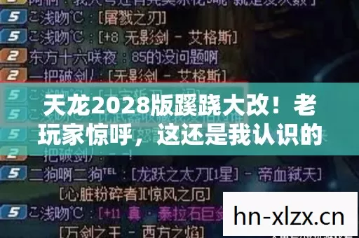 天龙2028版蹊跷大改图片