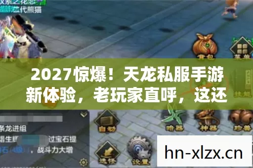 2027惊爆！天龙私服手游新体验，老玩家直呼，这还是我认识的江湖？