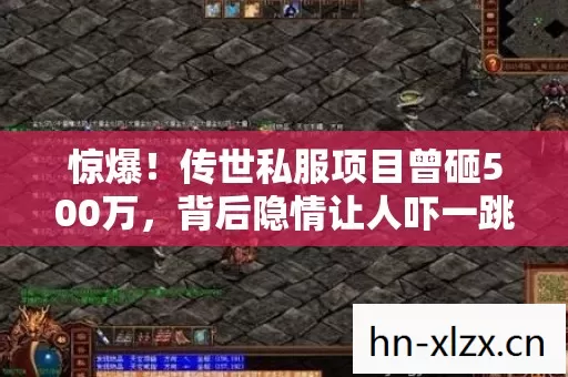 惊爆!传世私服项目曾砸500万,背后隐情让人吓一跳! 惊爆!传世私服项目曾砸500万,背后隐情让人吓一跳!
