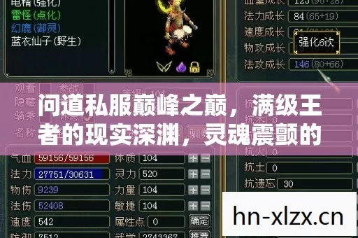 问道私服巅峰之巅,满级王者的现实深渊,灵魂震颤的悖论人生 问道私服巅峰之巅,满级王者的现实深渊,灵魂震颤的悖论人生
